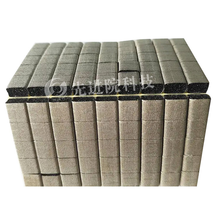 Copper -plated nickel flat woven conductive foam