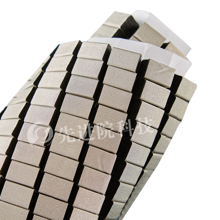 Rectangular fiber conductive foam