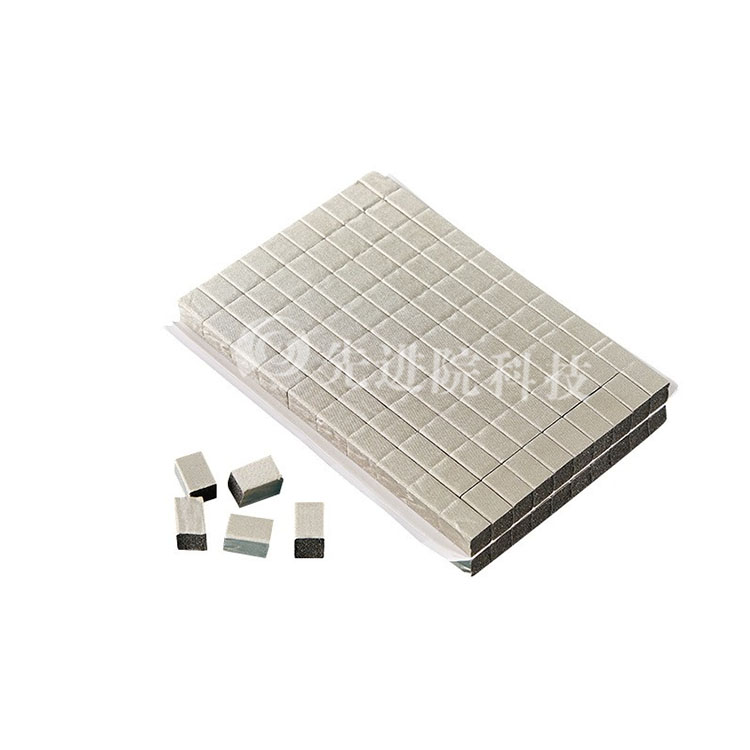 Rectangular fiber conductive foam