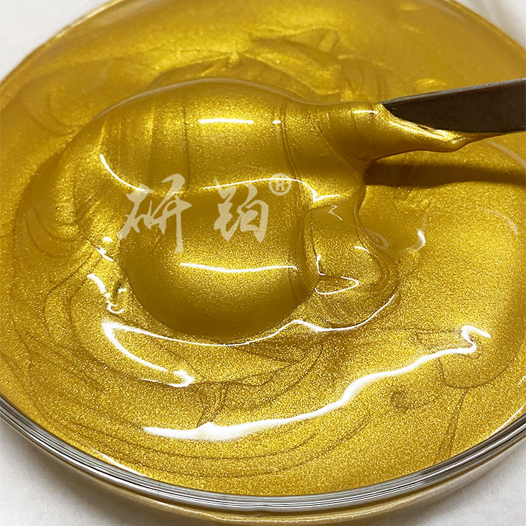 Inner layer gold conductor paste