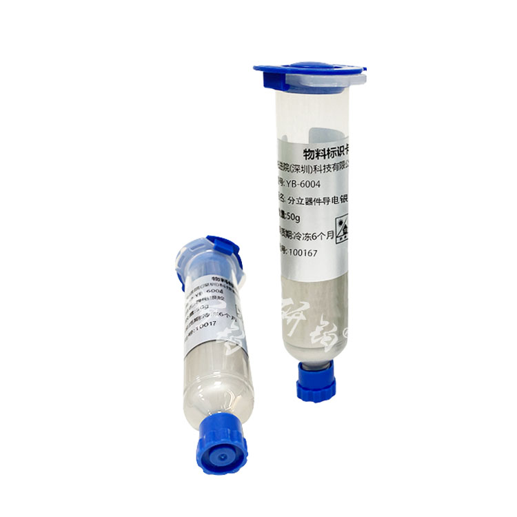 Colle argent conductrice pour dispositifs discrets