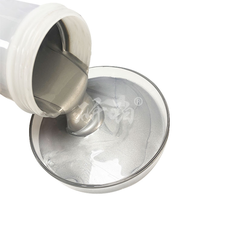 Pressureless sintered silver paste