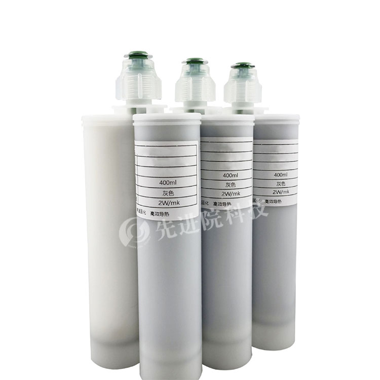 Non silicone dual agent fixing adhesive