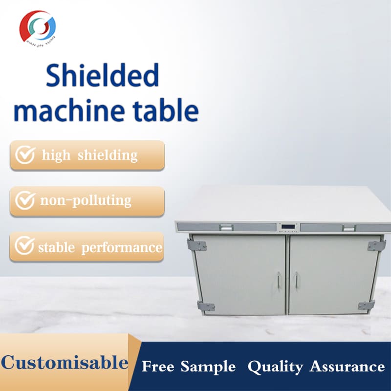 Shielding machine desk