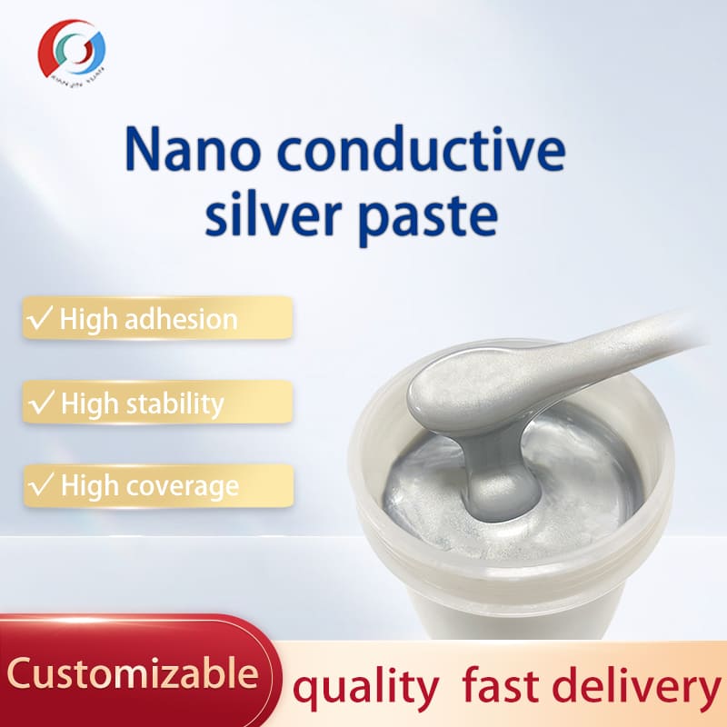 Nano conductive silver paste