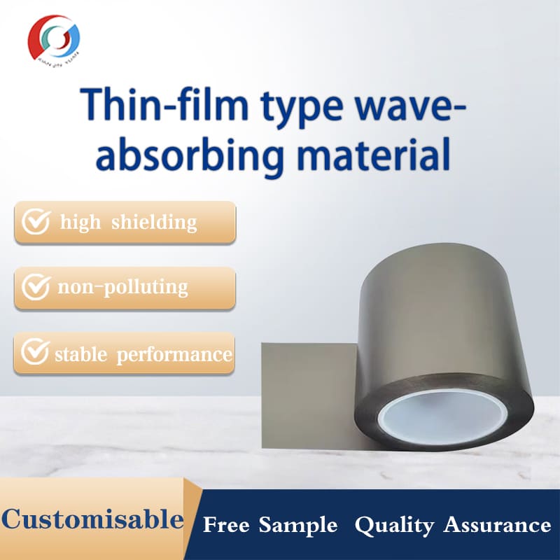Mat&eacute;riau absorbant les ondes de type film mince
