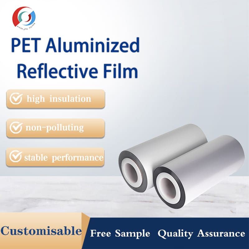 Filme reflectivo de PET com placa de alum&iacute;nio
