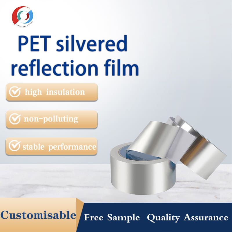 Film r&eacute;fl&eacute;chissant PET argent&eacute;