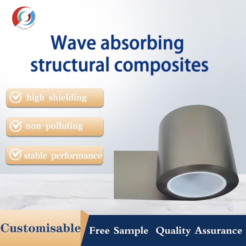 Materiales compuestos de estructura absorbente de ondas