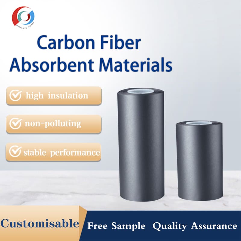 Mat&eacute;riau absorbant les ondes en fibre de carbone