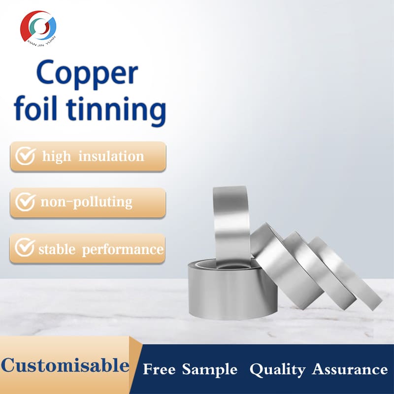 Copper foil tin plating