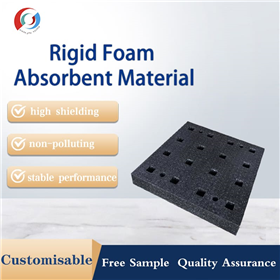 Hard foam absorbing material