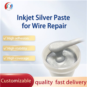 Inkjet silver paste for circuit repair
