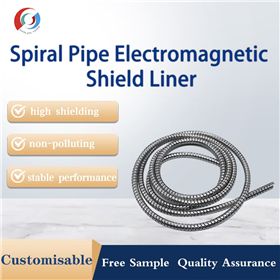 Spiral tube electromagnetic shielding gasket