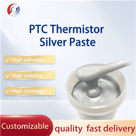 PTC thermistor silver paste