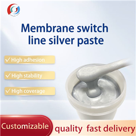 Thin film switch circuit silver paste