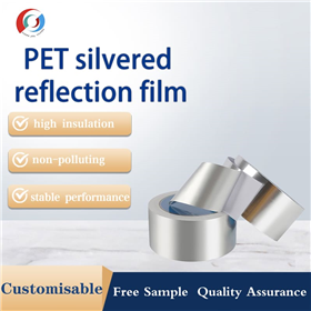 Pel&iacute;cula reflectante plateada PET